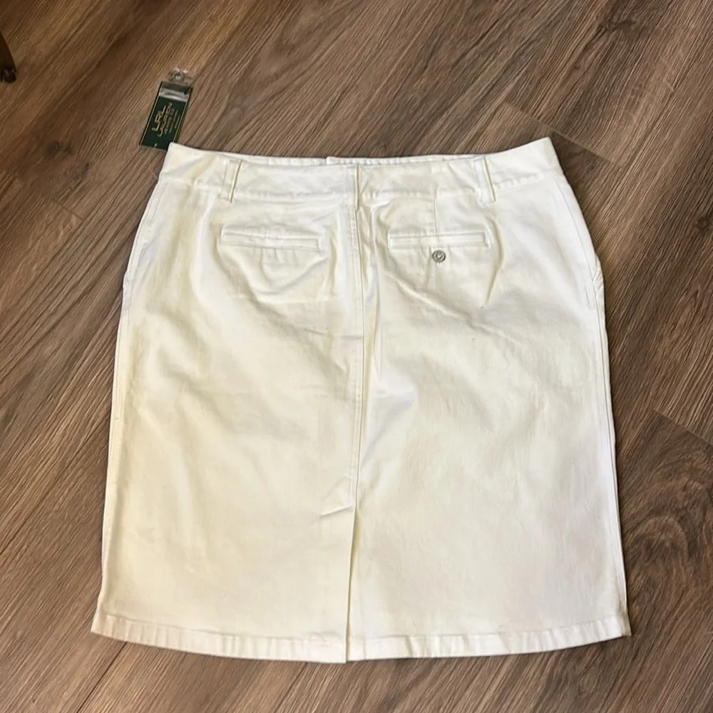 Lauren Ralph Lauren White Pencil Skirt